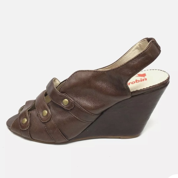 ANTHROPOLOGIE Farylrobin arc wedge sandal - size… - Picture 10 of 12